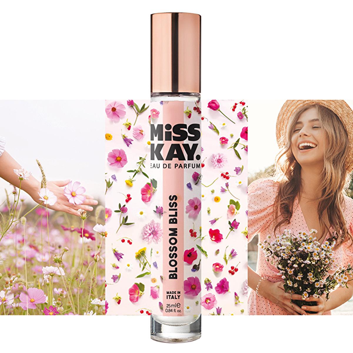 Miss Kay - Blossom Bliss EDP Women's Perfume 25ml - Floral & Fruity Fragrance Miss Kay Blossom Bliss EDP Perfume for Women Women's perfume, EDP, Floral fragrance, Fruity scent, Miss Kay Blossom Bliss, 25 ml perfume, Kadın Parfüm, Spring fragrance, Fresh scent, Floral perfume, Fruity perfume, Perfume for women, Daily wear perfume, Long-lasting fragrance