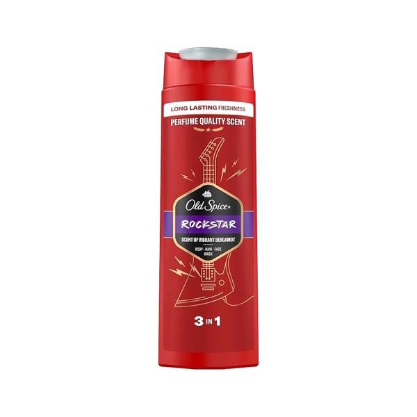 Old Spice Rockstar 3-in-1 Wash for Hair, Face & Body 400 ml