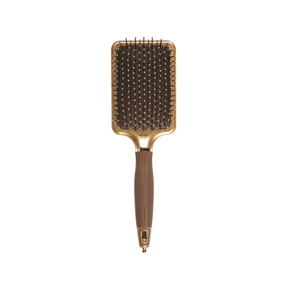 Olivia Garden Ionic Hair Brush - Ceramic+Ion Nano Thermic Technology for Reduced Frizz & Enhanced Shine - Hair Accessories