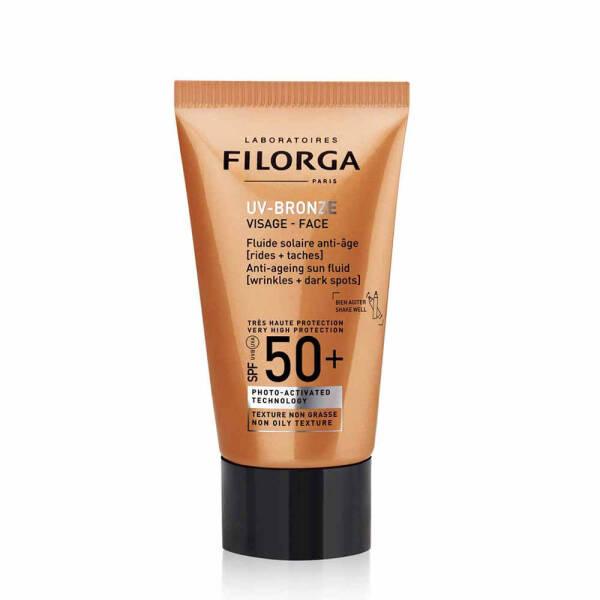 Filorga Anti-Aging SPF50+ Sunscreen Face Cream - Lightweight, Matte Finish, 1.35 fl oz - Face Cream