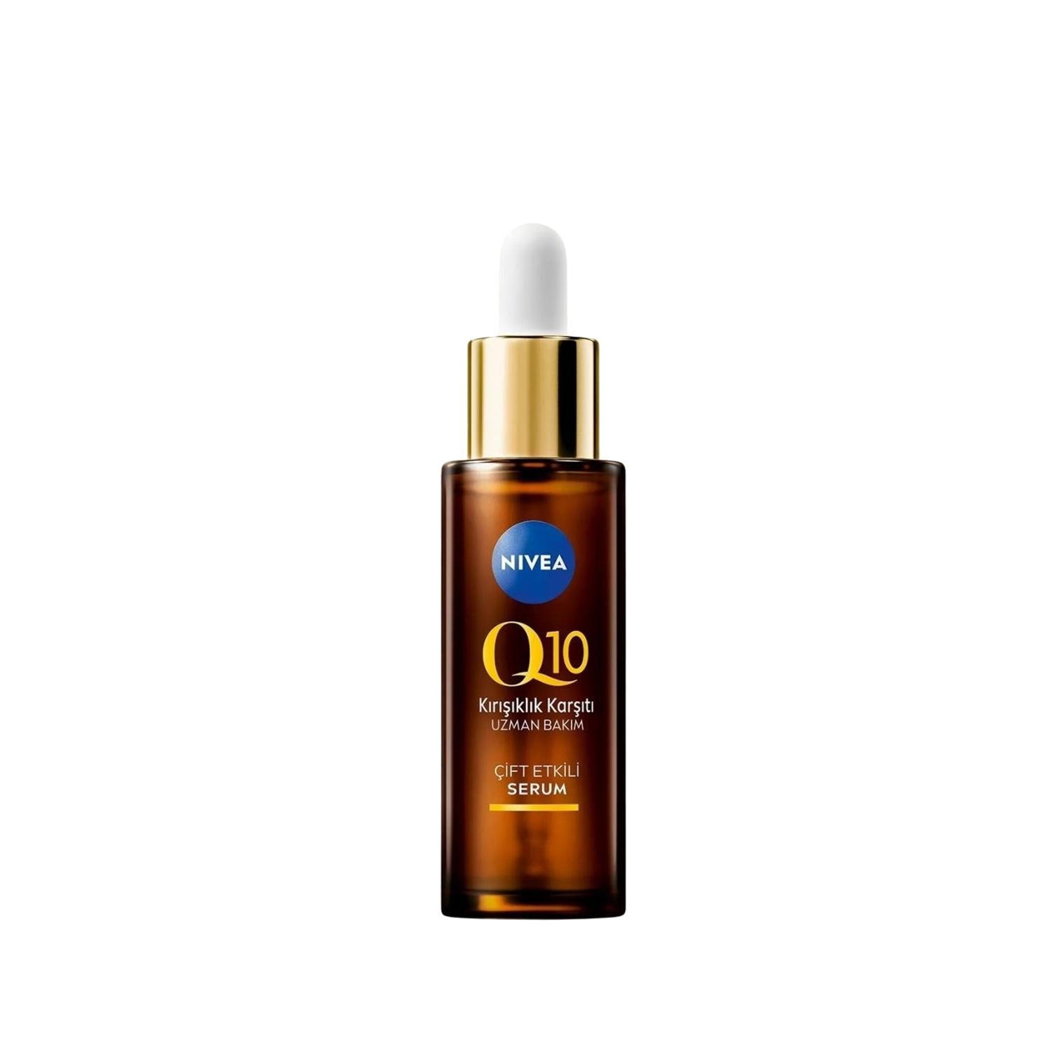 Nivea Nivea Q10 Anti-Wrinkle Serum, 30ml - Dual-Action Anti-Aging Skincare for Reduced Wrinkles & Fine Lines Nivea Q10 Anti-Wrinkle Serum - Reduce Wrinkles & Fine Lines Nivea Q10 Anti-Wrinkle Serum, Anti-Aging Skincare, Wrinkle Reduction Serum, Dual-Action Anti-Wrinkle, Q10 Anti-Aging Benefits, Anti-Wrinkle Skincare Products, Skincare for Aging Skin, Youthful-Looking Skin, Nivea Skincare, Anti-Aging Serum, Wrinkle Care, Fine Lines Reduction, Skincare Routine, Beauty Products for Women, Gifts for Her