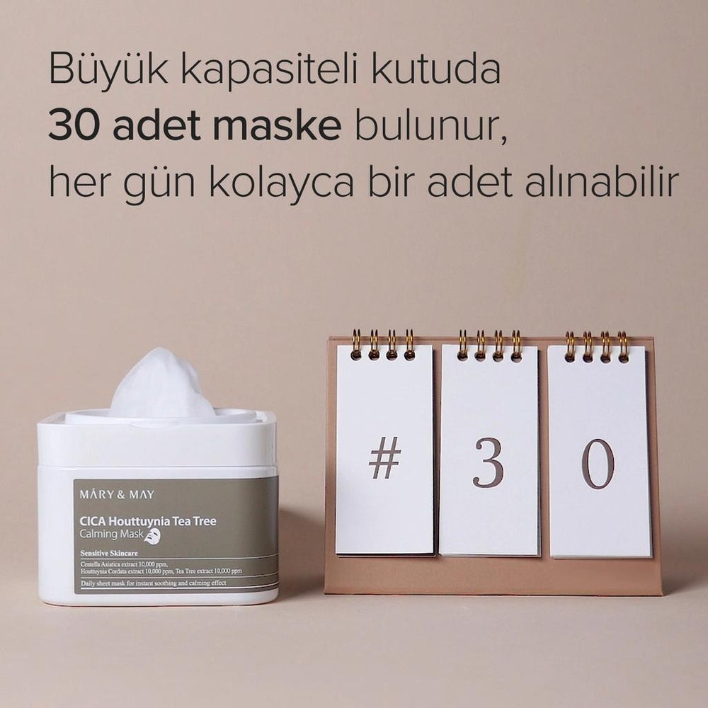 Mary & May Cica Houttuynia Tea Tree Calming Mask 30 Sheets