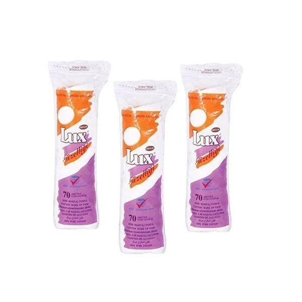 Lux Disk Makeup Removal Cotton Pads - 3x70 Pack - Gentle Skin Cleansing, Efficient Remover, Disposable Cotton Rounds for Face Lux Disk Makeup Removal Pads - Gentle, Effective Cleansing makeup removal cotton pads, cotton pads for makeup removal, makeup remover pads, skin cleansing pads, lux cotton pads, disk cotton pads, cotton rounds for face, disposable makeup remover, makeup removal, skin cleansing, cotton pads, makeup remover, facial cleansing, skincare, beauty, personal care, soft cotton pads, gentle cl