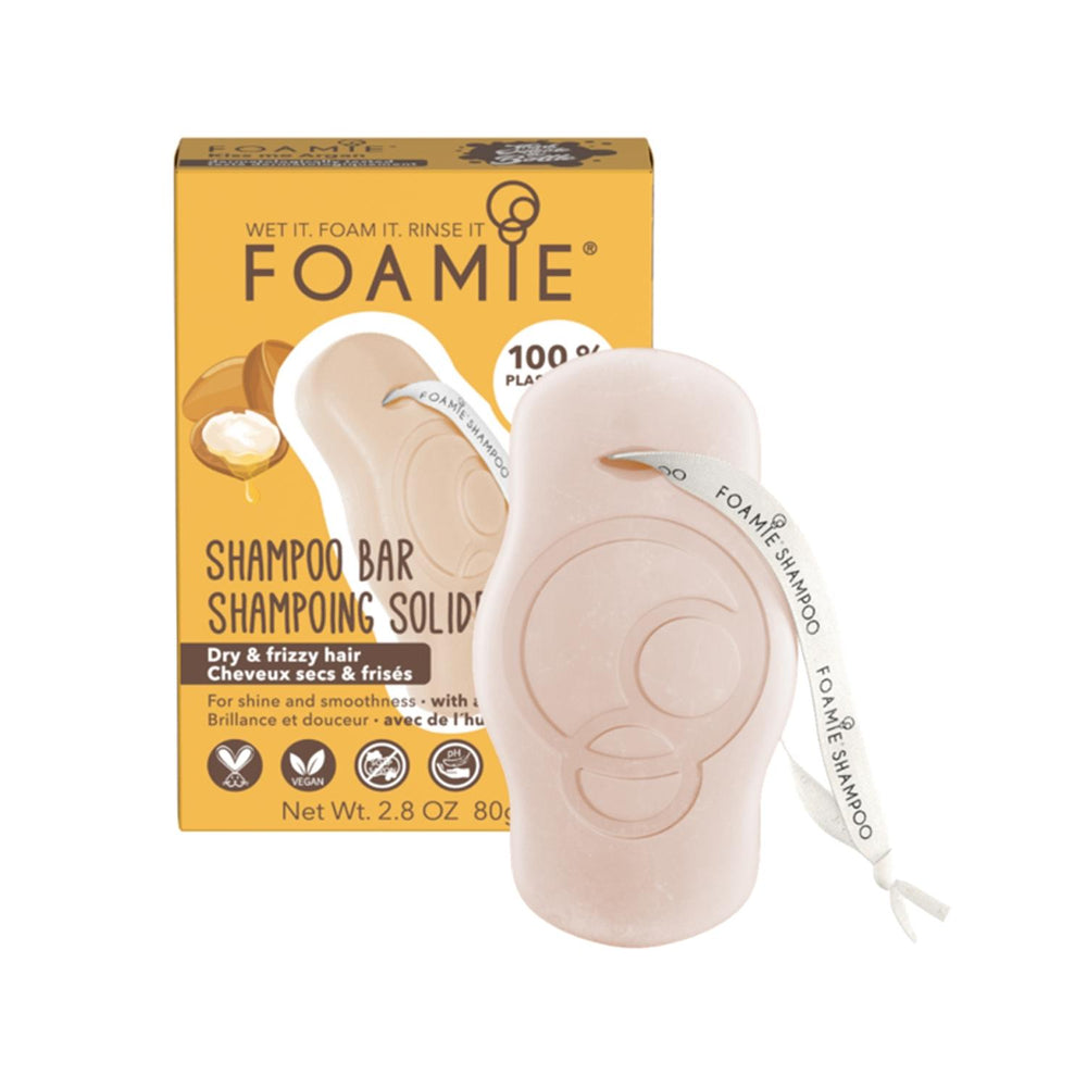 Foamie Argan Oil Shampoo Bar for Dry Hair - Moisturizing, Natural, and Eco-Friendly Solid Shampoo with Argan Oil - Shampoo