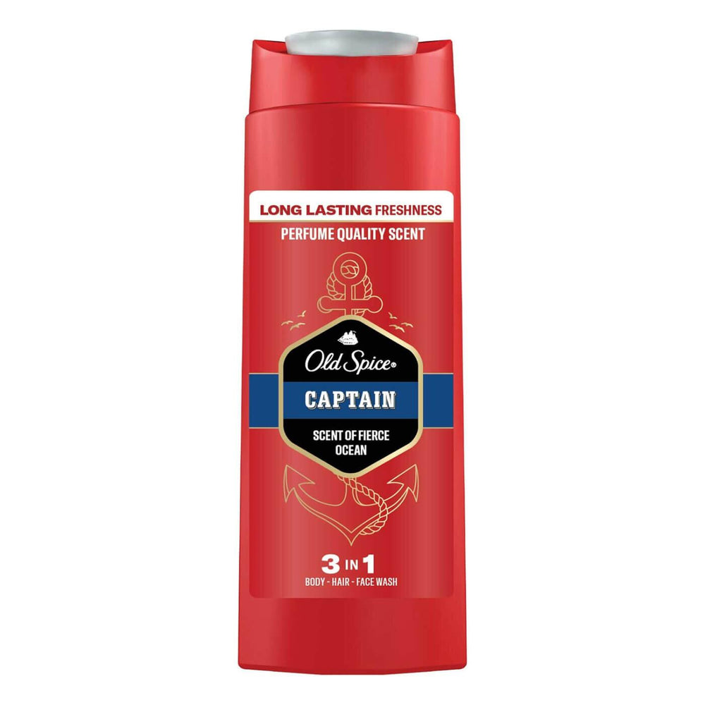 Old Spice Captain Shower Gel for Long-Lasting Freshness 90ml