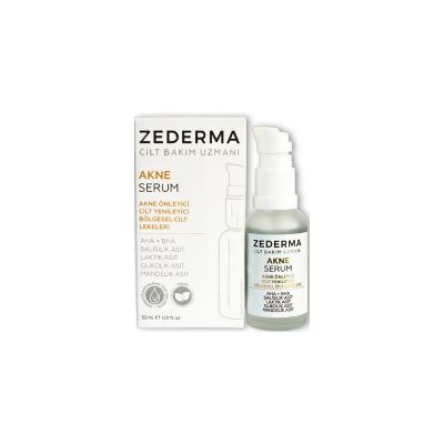 Zederma Acne Serum 30 ml - AHA BHA Serum for Acne Treatment and Chemical Exfoliation, Paraben-free Skincare Zederma Acne Serum - AHA BHA for Acne & Hyperpigmentation Acne Serum, AHA BHA Serum, Zederma Akne Serum, Acne Treatment, Chemical Exfoliant, Paraben-free Skincare, Skincare, Acne-prone skin, Hyperpigmentation, Skin renewal, Glycolic Acid, Lactic Acid, Mandelic Acid, Salisilik Asit, Natural Beauty Products, Clean Beauty, Sensitive Skin, Skincare Routine, Acne Solutions, Hyperpigmentation Treatment