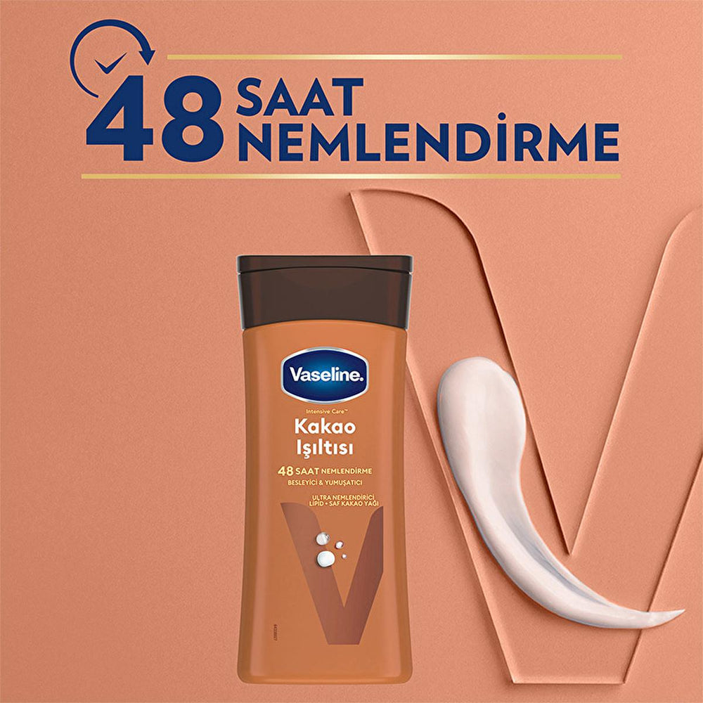 Vaseline Cocoa Glow Body Lotion - 48 Hour Moisturization, Ultra Hydrating Lipid Formula, Non-Greasy Texture for Dry - view 9