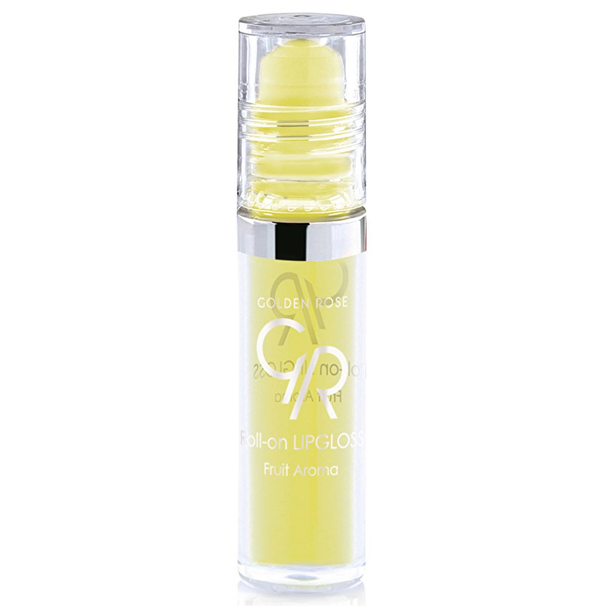 Golden Rose Fruit Aroma Roll On Lipgloss Lemon - Moisturizing, Shiny, Flavorful Lip Care Golden Rose Lemon Lip Gloss - Moisturizing &amp; Shiny fruit flavored lip gloss, moisturizing lip care, roll-on lip gloss, lip shine, natural lip care, Golden Rose, lip gloss, lip care, cosmetic, beauty product, fruity flavor, shiny lips, healthy lips