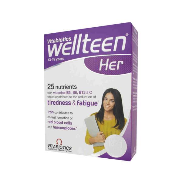Vitabiotics Wellteen Her 30 Tablet - Multivitamins | 30 Count - image 2