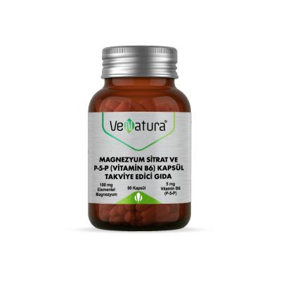 VeNatura Magnesium Citrate & P-5-P Vitamin B6 Supplement: Boost Energy, Support Muscle & Nerve Function - 90 Capsules VeNatura Magnesium Citrate & B6: Energy & Muscle Support Magnesium Citrate, Vitamin B6 supplement, P-5-P, Magnesium supplement, Magnesium Citrate capsules, Vitamin B6 capsules, Magnesium for muscle health, Magnesium for nerve function, Magnesium and Vitamin B6, Best Magnesium supplement, magnesium citrate, vitamin b6, p5p, muscle health, nerve function, energy boost, dietary supplement, heal
