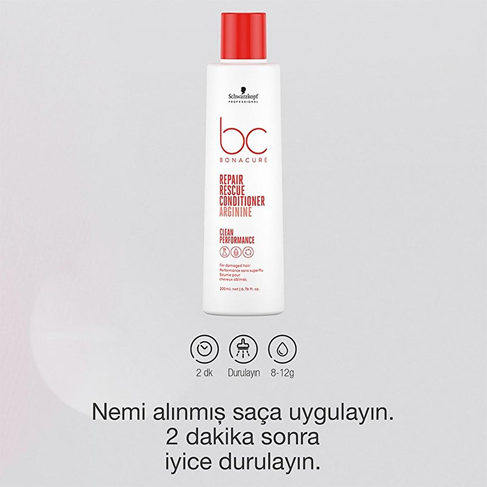 Bonacure Clean Acil Kurtarma Saç Kremi - Silikon-free Vegan Hair Repair Cream for Damaged Hair - view 5