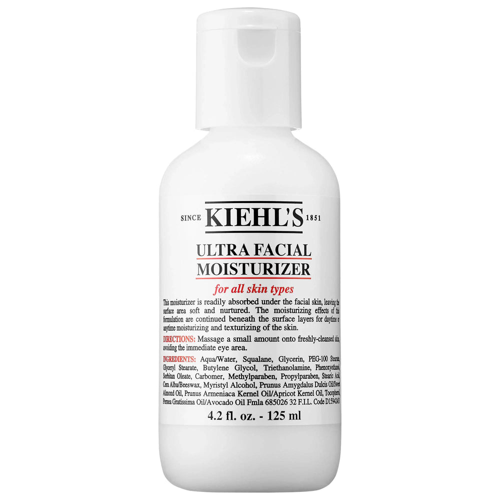 Kiehl's Ultra Facial Moisturizer - 24 Hour Hydration for Dry Skin - Squalane Enriched Facial Cream Kiehl's Ultra Facial Moisturizer - 24 Hour Hydration facial moisturizer, daily moisture, long-lasting hydration, squalane moisturizer, dry skin care, Kiehl's, skincare, moisturizing cream, face cream, normal skin, dry skin, hydration, skincare routine, makeup primer, post-shower moisturizing