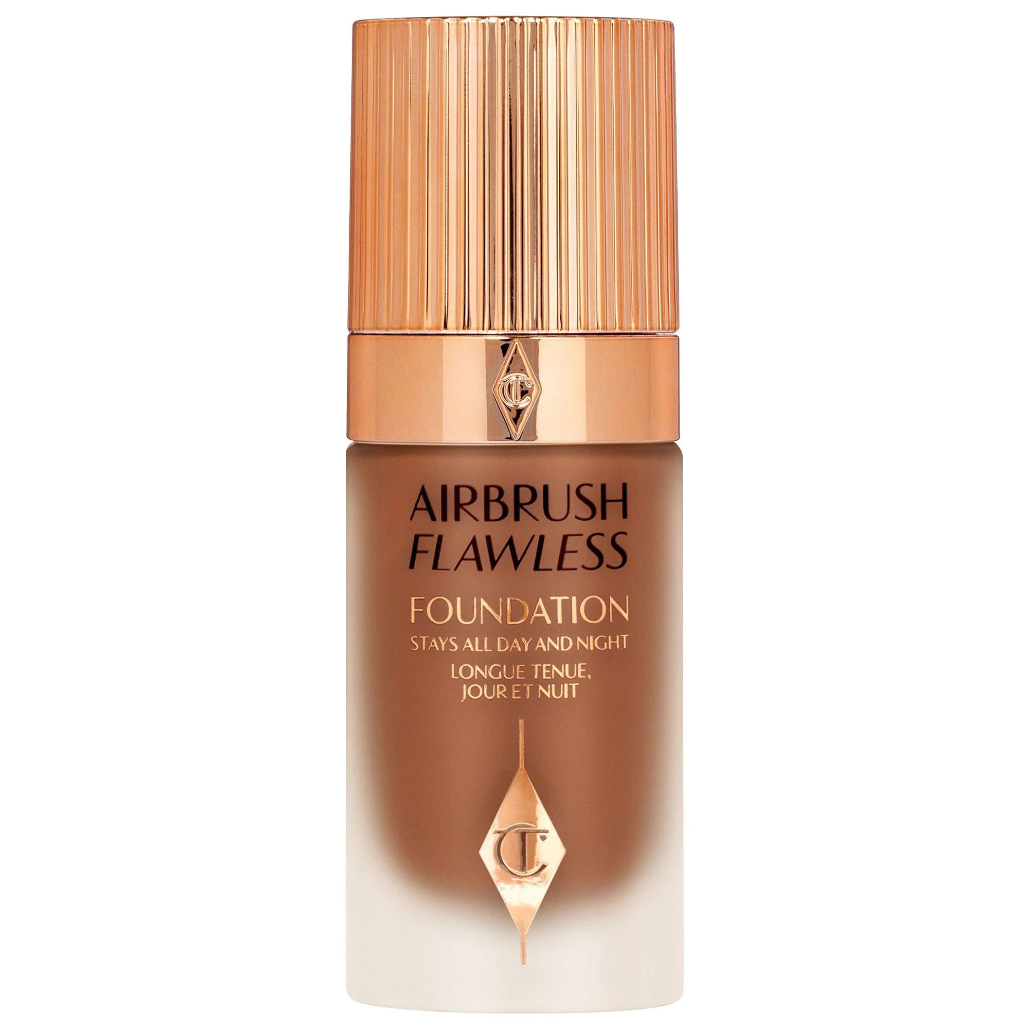 Charlotte Tilbury Airbrush Flawless Foundation: Longwear, Full Coverage, Matte Finish, Hydrating & Wrinkle Reducing Liquid Foundation for Poreless Skin Charlotte Tilbury Airbrush Foundation: Flawless, Full Coverage Airbrush Flawless Foundation, Longwear Foundation, Full Coverage Foundation, Matte Foundation, Hydrating Foundation, Vegan Foundation, Cruelty-Free Foundation, Wrinkle Reducing Foundation, Poreless Foundation, Long-lasting full coverage foundation, liquid foundation, full coverage makeup, long-we