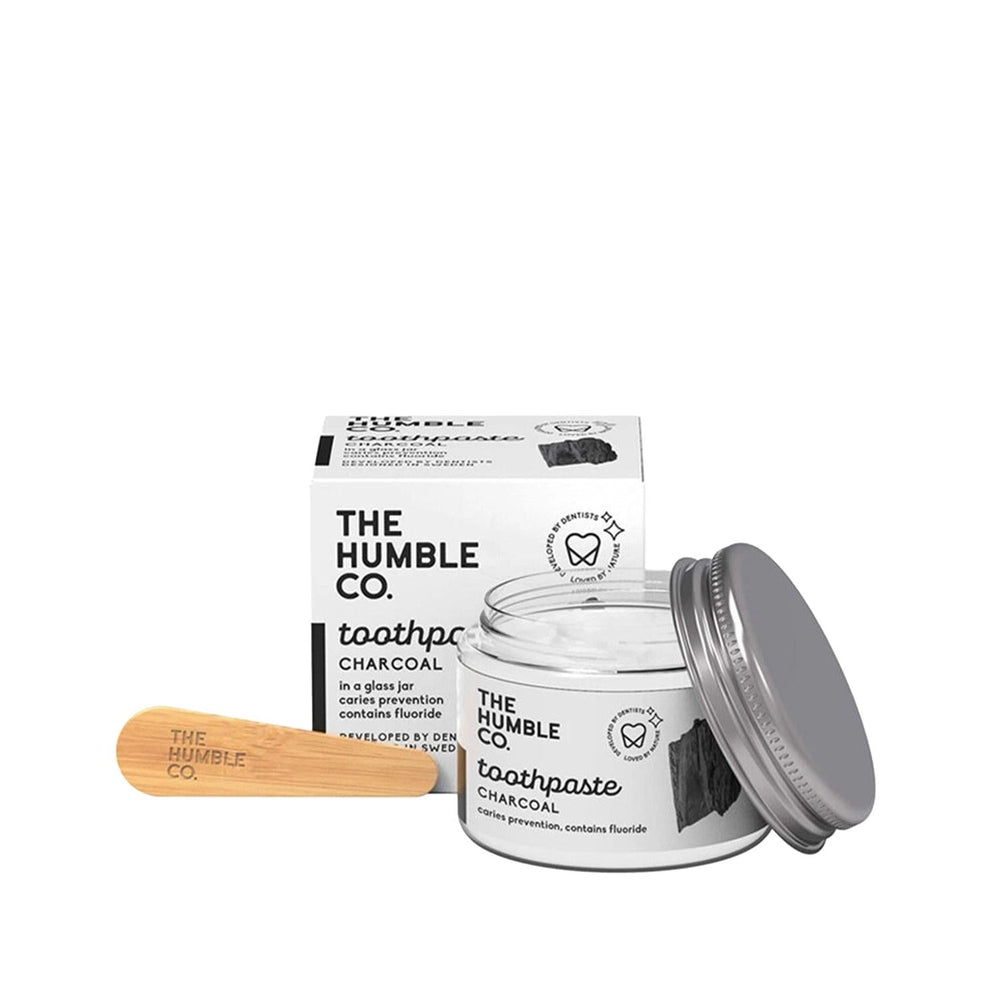 Humble Brush Charcoal Toothpaste - Natural, Vegan, Cruelty-Free Oral Care - 50ml Jar - image 2