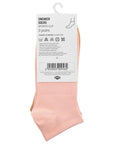 Eklips Unisex Athletic Sneaker Socks 3-Pack in Purple & Orange