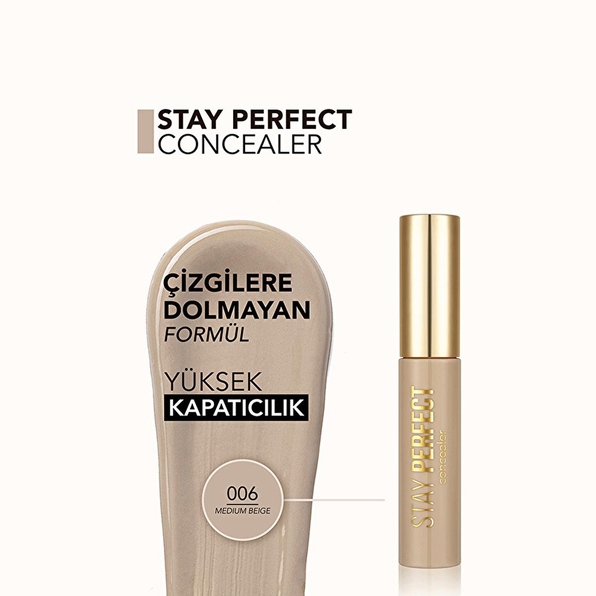 Flormar Stay Perfect Concealer: High Pigment, Long Lasting, Natural Finish - Medium Beige Coverage for Dark Circles & Blemishes Flormar Concealer: High Pigment, Natural Finish - Blemish & Dark Circle Coverage Flormar concealer, high pigment concealer, long lasting concealer, natural finish concealer, concealer for dark circles, concealer for blemishes, non-creasing concealer, floral scented concealer, medium beige concealer, full coverage concealer, concealer, makeup, beauty, cosmetic, dark circle coverage,