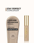 Flormar Stay Perfect Concealer: High Pigment, Long Lasting, Natural Finish - Medium Beige Coverage for Dark Circles & Blemishes Flormar Concealer: High Pigment, Natural Finish - Blemish & Dark Circle Coverage Flormar concealer, high pigment concealer, long lasting concealer, natural finish concealer, concealer for dark circles, concealer for blemishes, non-creasing concealer, floral scented concealer, medium beige concealer, full coverage concealer, concealer, makeup, beauty, cosmetic, dark circle coverage,