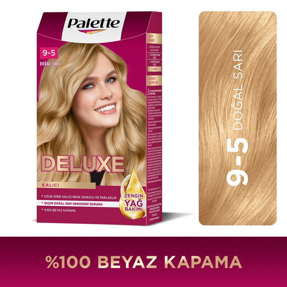 Palette Deluxe Permanent Hair Color 9-5 Natural Blonde