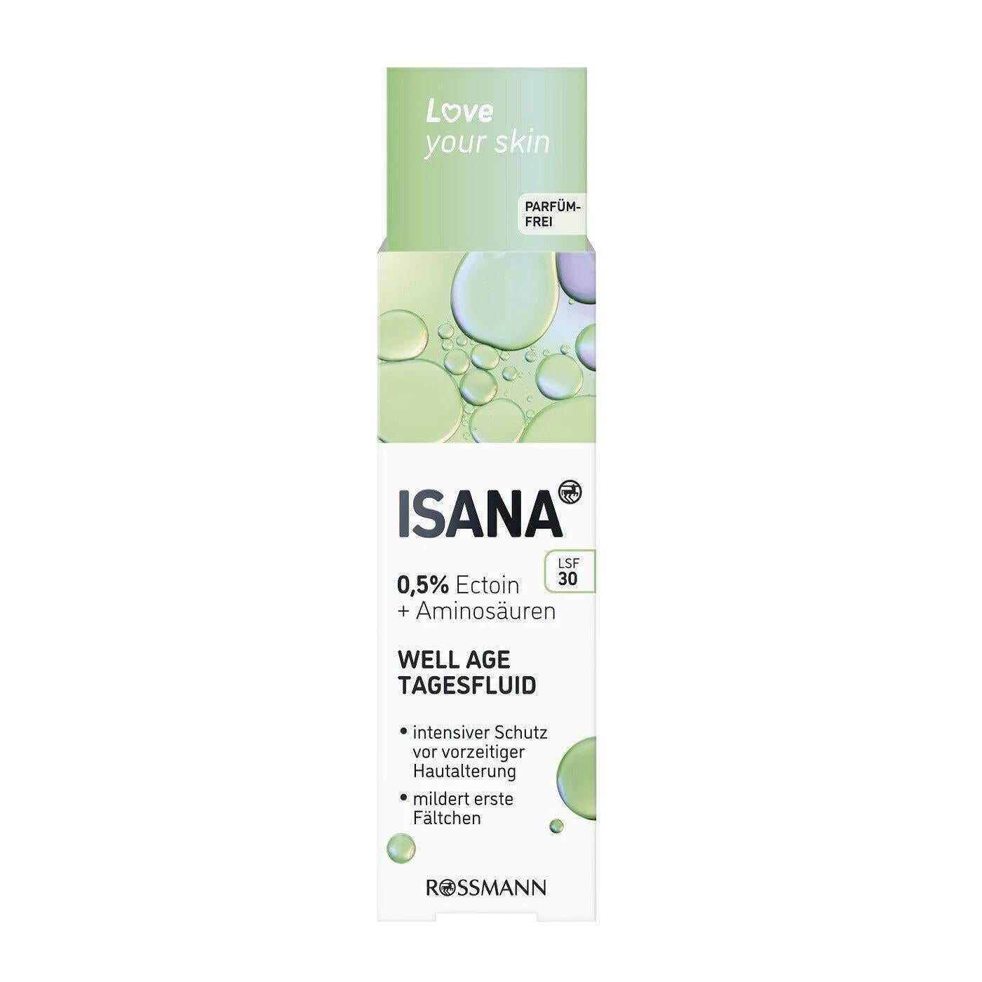 Isana Love Your Skin Well Age Serum SPF 30 - 30 ml