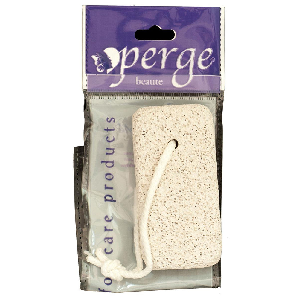 Perge Natural Pumice Stone for Heel and Elbow Care - Exfoliating Stone for Smooth Skin - Exfoliator