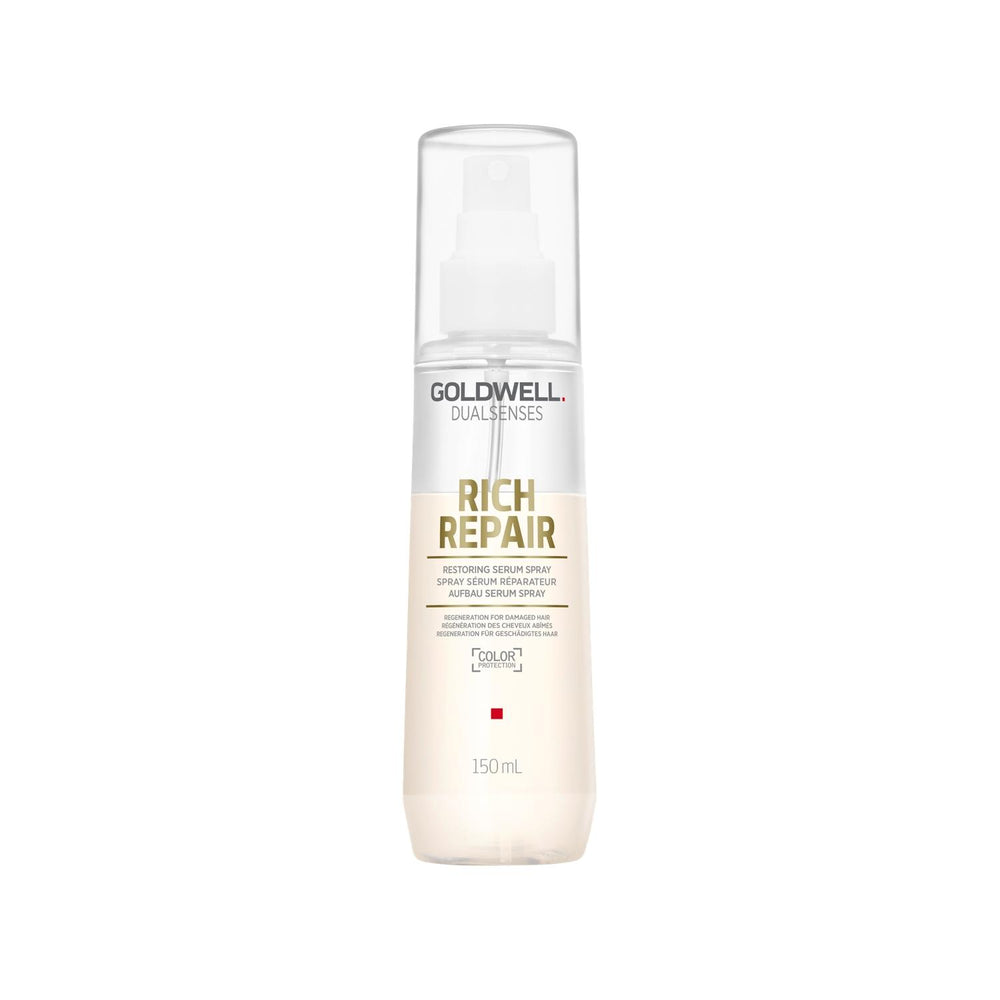Goldwell Dualsenses Rich Repair Serum Spray 150ml - Nourishing Hair Care for Damaged Hair Goldwell Dualsenses Rich Repair Serum Spray 150ml Goldwell Dualsenses, Rich Repair Serum, Hair repair spray, Nourishing hair care, Dualesenses hair serum, Hair care products, Damaged hair repair, Hair nourishment, Hair serum, Hair care routine, Healthy hair products
