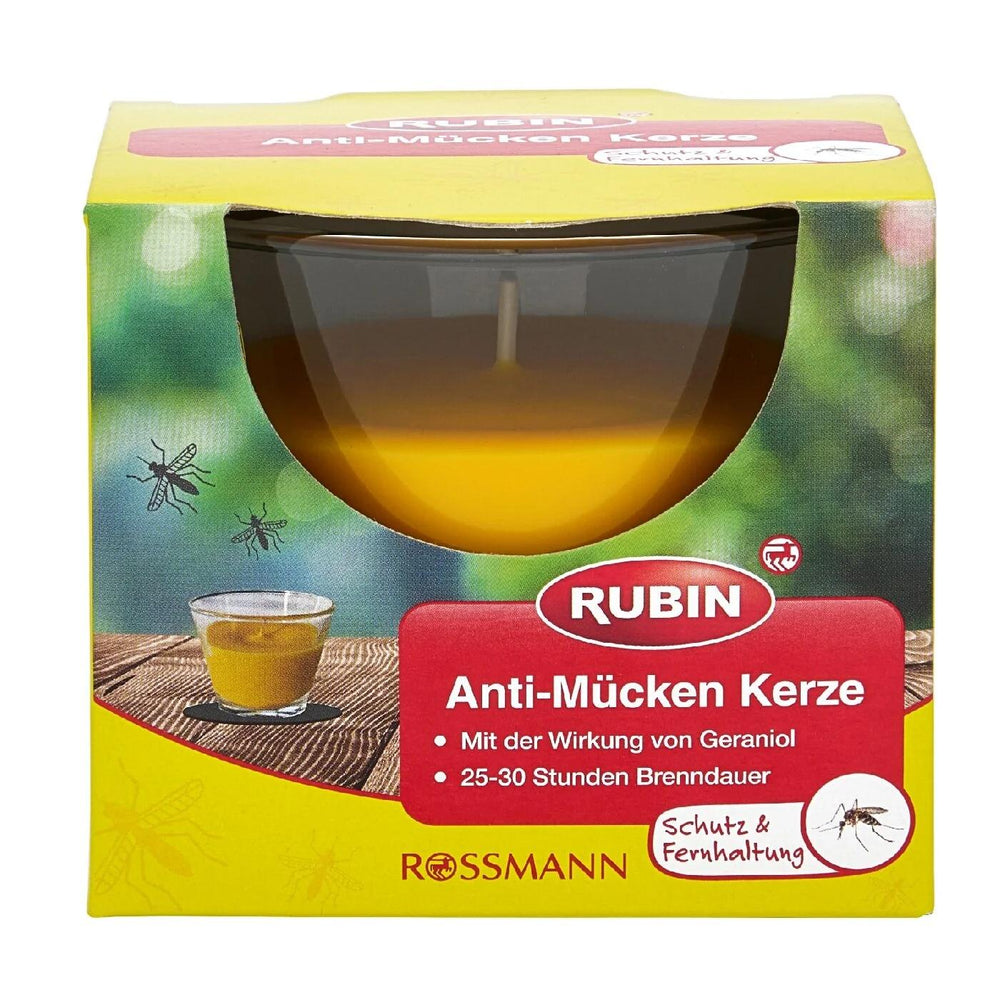 Rubin Citronella Scented Outdoor Candle 125g