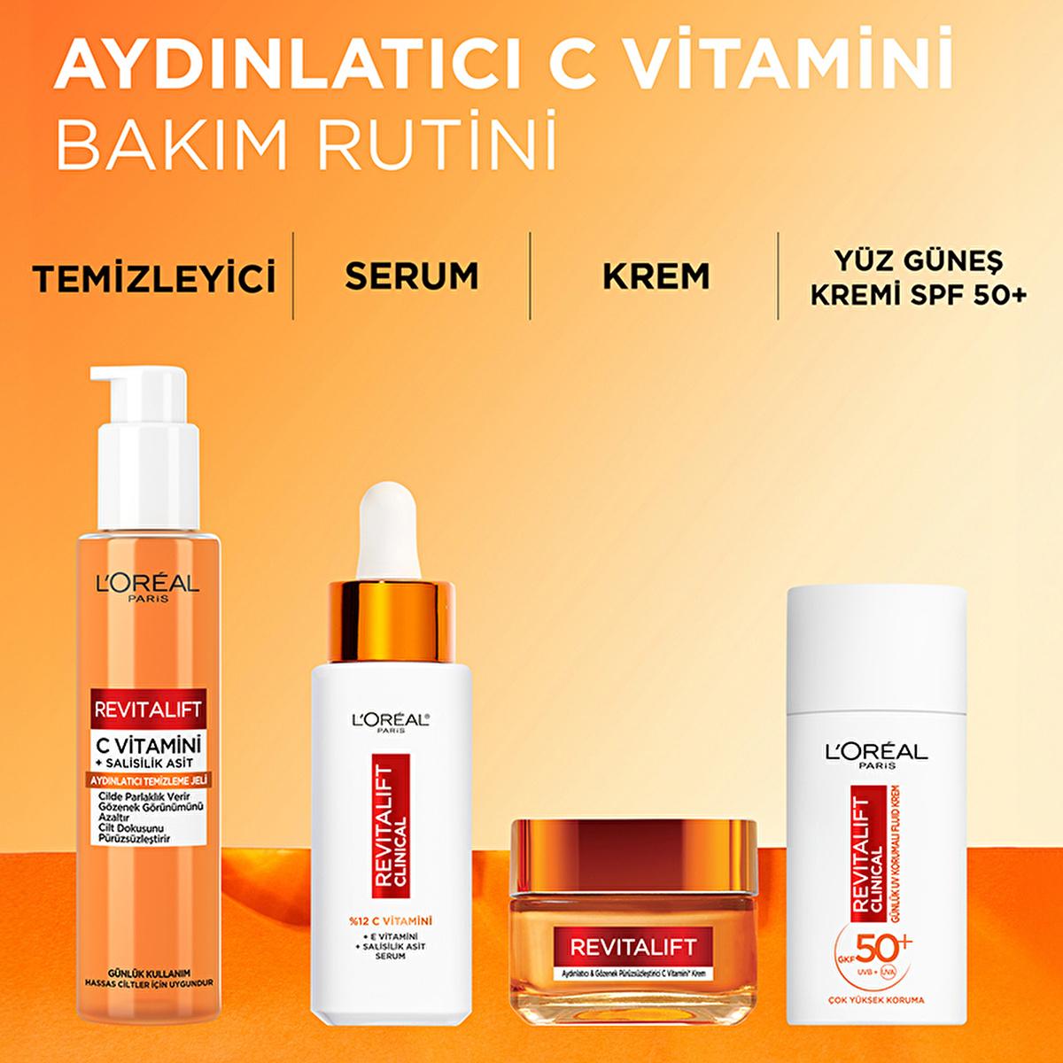 Loreal Paris Revitalift Clinical Vitamin C Face Cream - Anti-aging Moisturizer, Brightening & Pore Minimizing Loreal Paris Revitalift Clinical Vitamin C Face Cream - Anti-aging & Brightening Face cream with Vitamin C, Anti-aging moisturizer, Brightening face cream, Pore minimizing cream, Loreal Paris Revitalift Clinical, Vitamin C skincare, Anti-aging skincare, Brightening skincare, Skincare for aging concerns, Daily moisturizer, Non-greasy face cream, Clinically proven skincare, Radiant skin, Youthful comp