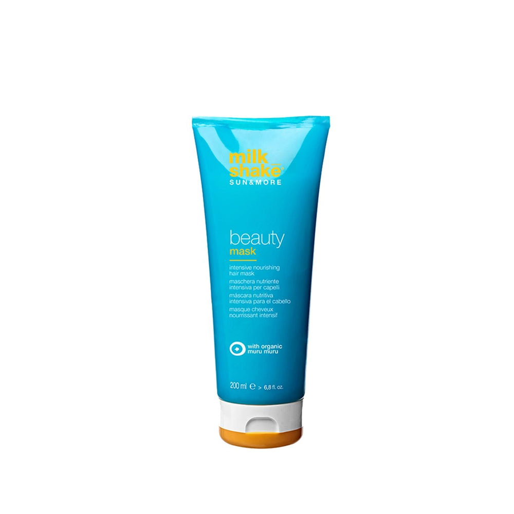 milk_shake Sun & More Beauty Hair Mask for Nourished and Moisturized Hair After Sun Exposure - 200ml Post-Sun Hair Care milk_shake Sun & More Beauty Hair Mask - Post-Sun Hair Care hair mask, post-sun hair care, nourishing hair products, moisturizing hair mask, sun-damaged hair repair, hair care, beauty products, hair nourishment, sun care, hair moisturizer, hair treatment