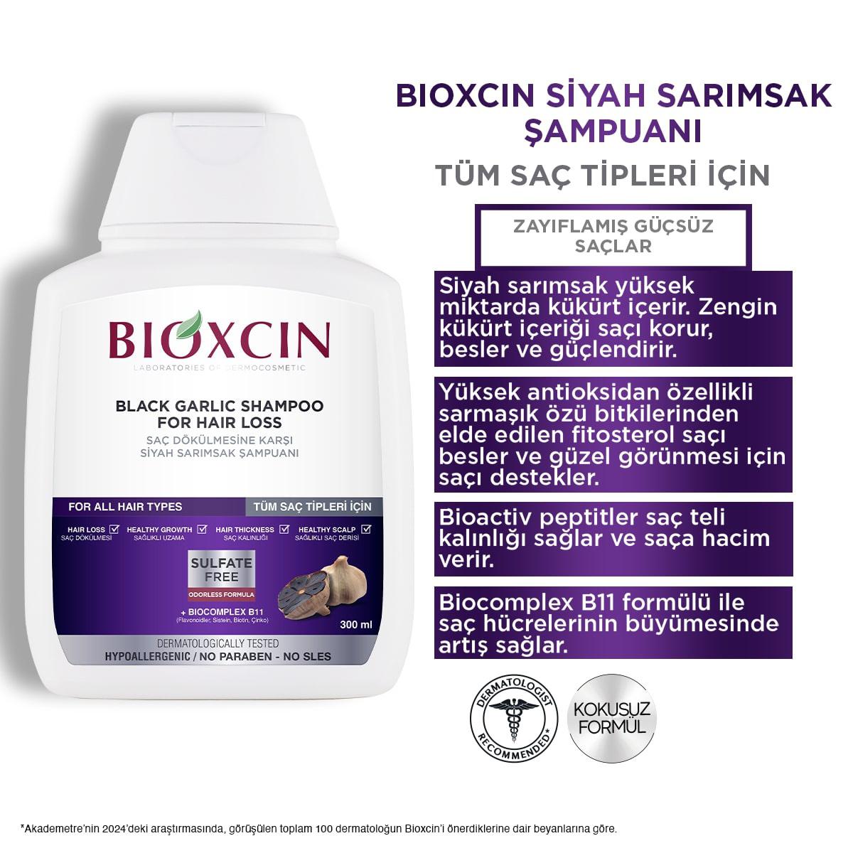 bioxcin-black-garlic-shampoo-300ml, natural-hair-care-bioxcin, black-garlic-extract-shampoo Bioxcin Black Garlic Shampoo - Natural Hair Care for Men and Women | 300 ml Bioxcin Black Garlic Shampoo - Natural Hair Care 300ml bioxcin, black-garlic-shampoo, natural-hair-care, hair-loss-treatment, hypoallergenic, men-and-women, hair-care-products, vegan-friendly, ai-generated, no-parabens