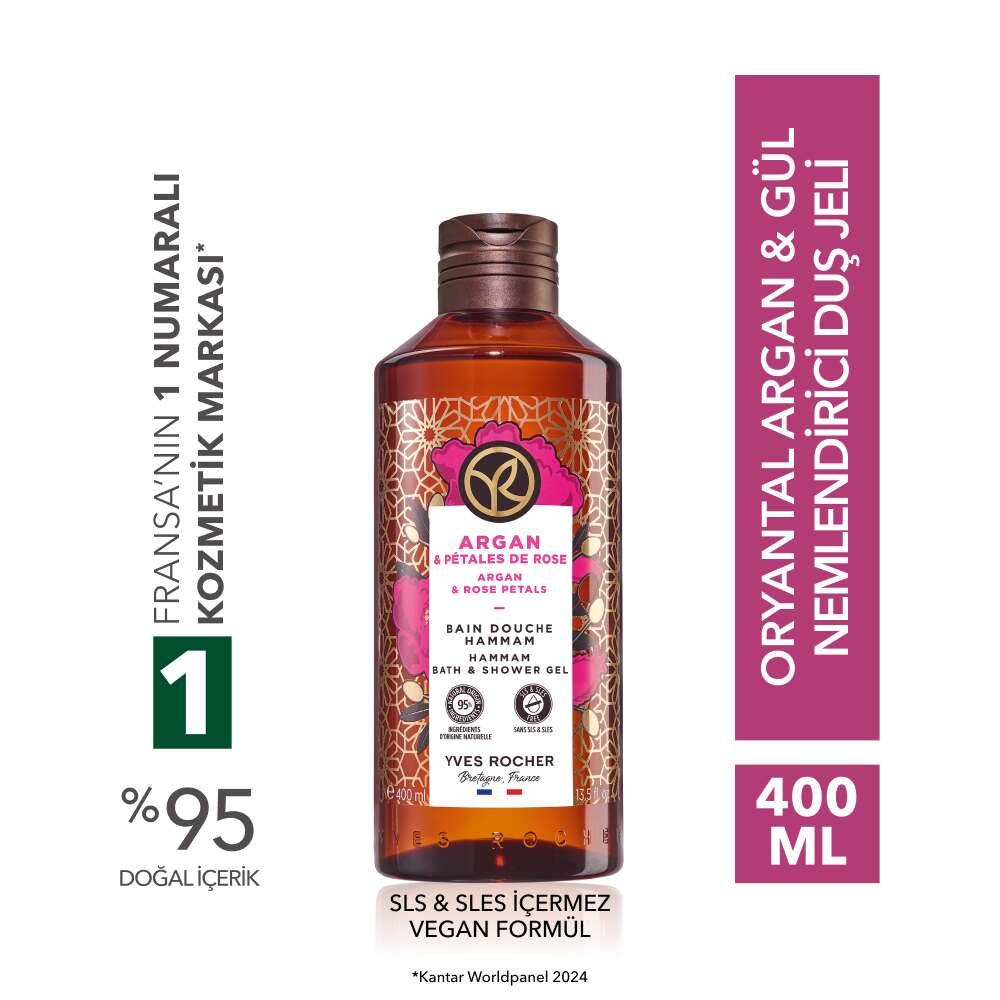 Argan & Rose Moisturizing Shower Gel SLS-Free 400ml