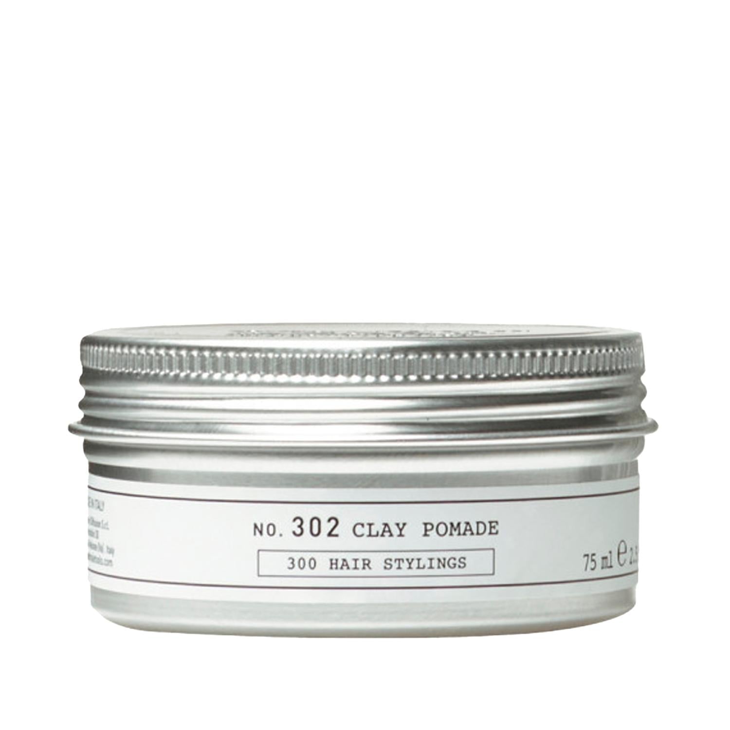 Depot No. 302 Hair Styling Clay Pomade - Strong Hold, 75ml, Saç Şekillendirici Kil Depot No. 302 Hair Styling Clay - Strong Hold & Texture hair styling clay, saç şekillendirici kil, Depot No. 302, clay pomade, hair styling product, strong hold, texture, 75ml, men's grooming, hair care, styling products, men's hair care