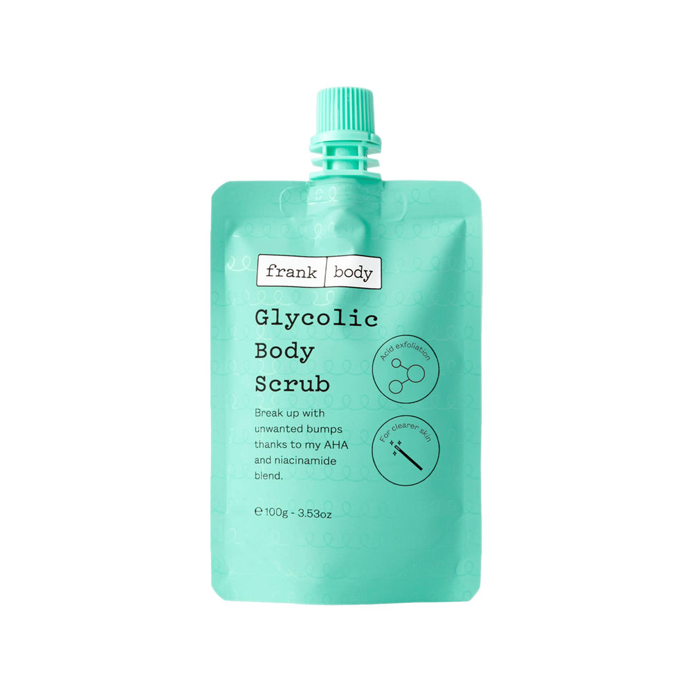 Frank Body Glycolic Body Scrub Smoothing Exfoliator 100g