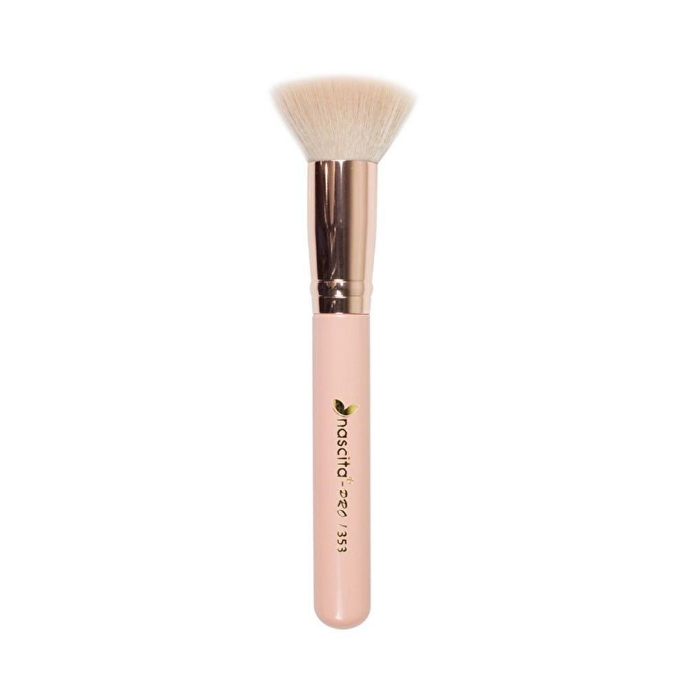 Nascita Soft Colors Kabuki Foundation Brush - Handmade, Soft Bristles for Smooth Makeup Application - Foundation