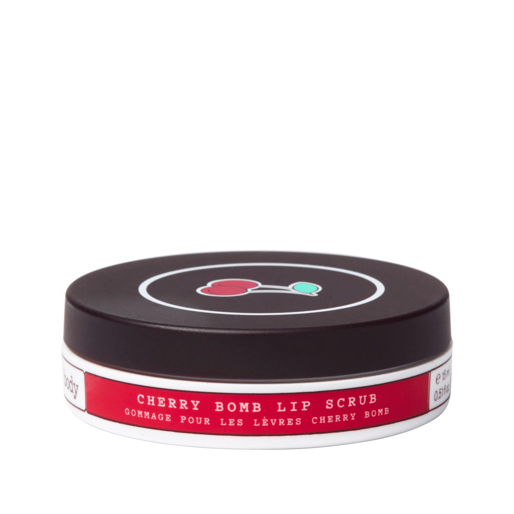 Frank Body Cherry Bomb Lip Scrub - Gentle Exfoliating Lip Polish 15ml