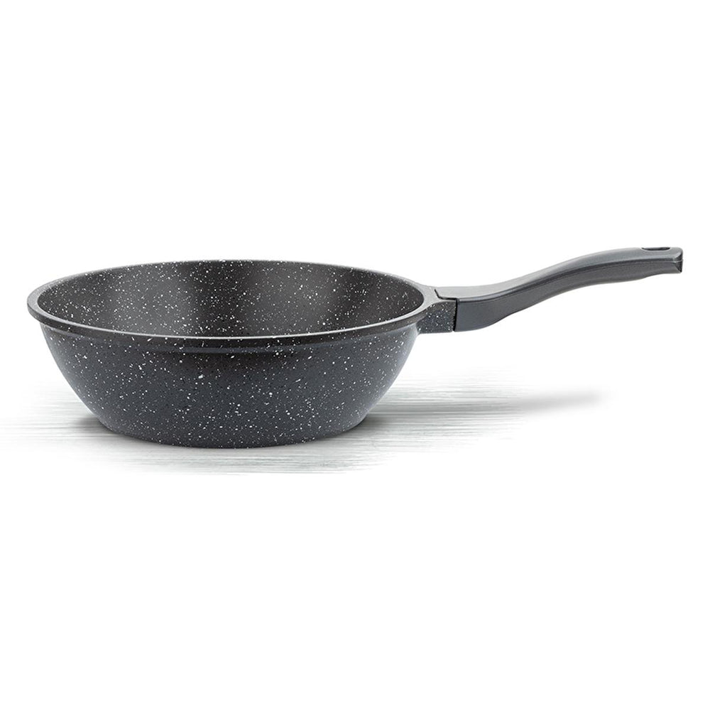 Thermoad 28cm Aluminum Die-Cast Wok Pan Tava - Energy Efficient, Lightweight, Non-Stick Granite Coated, PFOA & PFAS Free Thermoad Wok Pan: Non-Stick, Energy Efficient, Lightweight Tava wok pan, tava pan, aluminum wok, non-stick wok, granite coated wok, energy efficient cookware, lightweight wok pan, PFOA free wok, PFAS free wok, wok, tava, aluminum pan, non-stick pan, granite pan, energy efficient pan, lightweight pan, PFOA free pan, PFAS free pan, cookware, kitchen, cooking, home cooking, stir-fry, frying 