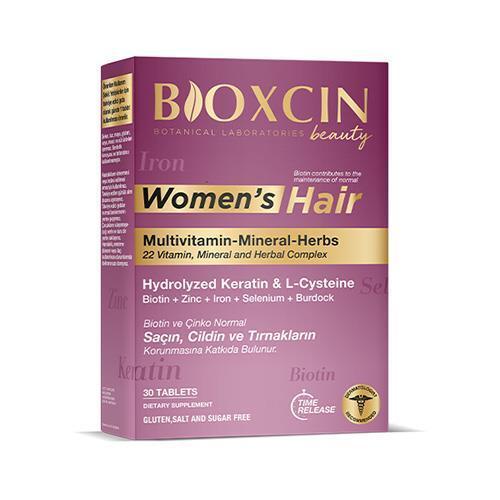 Bioxcin Women's Hair Supplement, 30 Tablets - Supports Hair Growth & Reduces Hair Loss - Vitamin & Supplement