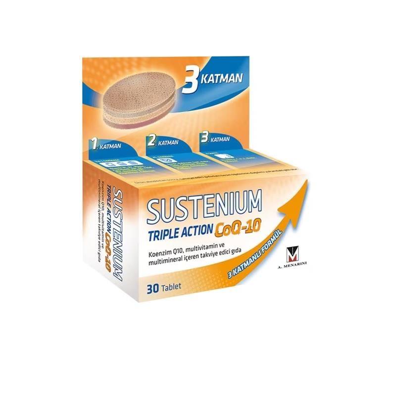 Sustenium Multivitamin Supplement - Triple Action 30 Tablets for Adults, Kids & Pregnant Women - Gluten-Free Daily Nutrition Sustenium Multivitamin Supplement - 30 Tablets multivitamin supplement, daily vitamin and mineral supplement, gluten-free vitamins, prenatal vitamins, antioxidant supplement, nutritional support, family health, comprehensive vitamins, CoQ10, Resveratrol, health and wellness, dietary supplement, vitamin and mineral supplement