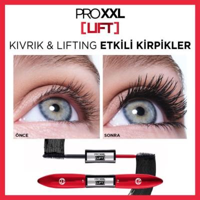 Loreal Paris Pro XXL Lift Double-Sided Mascara, Volume and Lift Mascara with Pro-Keratin - Dual Brush Technology for Enhanced Eyelashes Loreal Paris Pro XXL Lift Mascara - Dual Brush for Volume & Lift Loreal Paris Pro XXL Lift, Double-Sided Mascara, Pro-keratin Mascara, Volume and Lift Mascara, Dual Brush Mascara, Mascara, Eye Makeup, Lash Enhancement, Beauty Essentials, Makeup for Eyes, Cosmetic Products, Pro-Keratin Formula, Fiber Brush Mascara, Volume Mascara, Lift Mascara