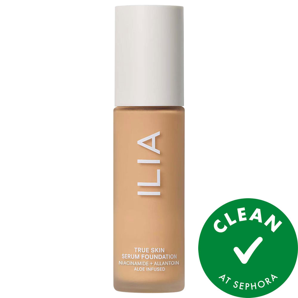 True Skin Serum Foundation with Niacinamide - Medium Coverage, Vegan & Cruelty-Free True Skin Serum Foundation - Vegan, Medium Coverage Serum Foundation, Niacinamide Foundation, Vegan Makeup, Cruelty-Free Beauty, Liquid Foundation for Sensitive Skin, Medium Coverage Foundation, Natural Finish Makeup, Skincare Makeup, Non-Comedogenic Foundation, Sensitive Skin Friendly, Liquid Makeup, Ethical Beauty Products, Sustainable Beauty, Makeup for Sensitive Skin, Flawless Foundation, Buildable Coverage
