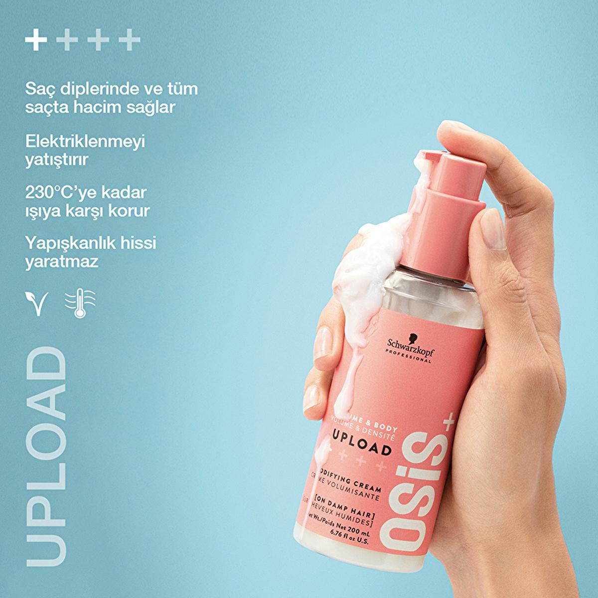 Osis Hair Styling Cream for Volume & Texture - 6.76 fl oz, Non-Sticky Hold & Blow-Dry Protection Osis Hair Styling Cream for Volume & Texture hair styling cream, volume enhancing hair product, blow-dry protection, non-sticky hair hold, anti-static hair care, hair care, hair styling, volume and texture, hair volume, texture, blow-drying protection, hair protection, styling cream, hair cream