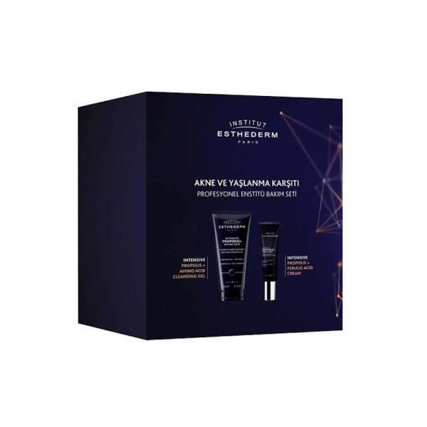 Esthederm Intensive Propolis+ Acne Skincare Set - Natural Anti-Acne Solution for Acne-Prone Skin - Acne Treatment