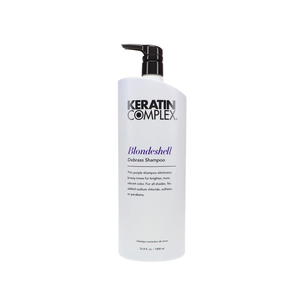 Keratin Complex Blondeshell Purple Shampoo for Blonde Hair Color Maintenance - 1000ml Keratin Complex Purple Shampoo for Blonde Hair Purple Shampoo, Blonde Hair Color Maintenance, Keratin Complex Hair Care, Color Protecting Shampoo, Mor Şampuan, Blonde Hair Care, Hair Color Correction, Brassy Tone Reduction, Keratin Infused Shampoo, Blonde Hair Maintenance, Hair Care for Blondes