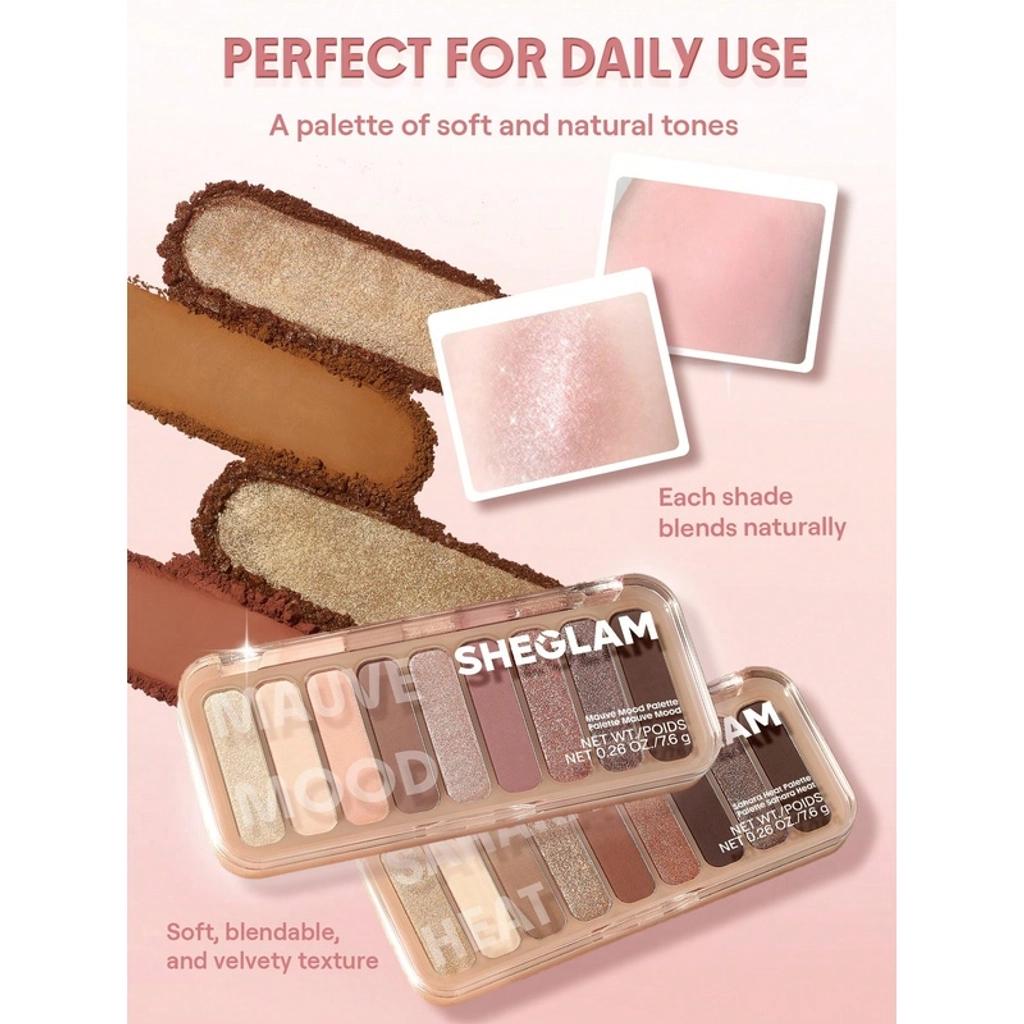 Sheglam Peach Perfection 9-Color Eyeshadow Palette