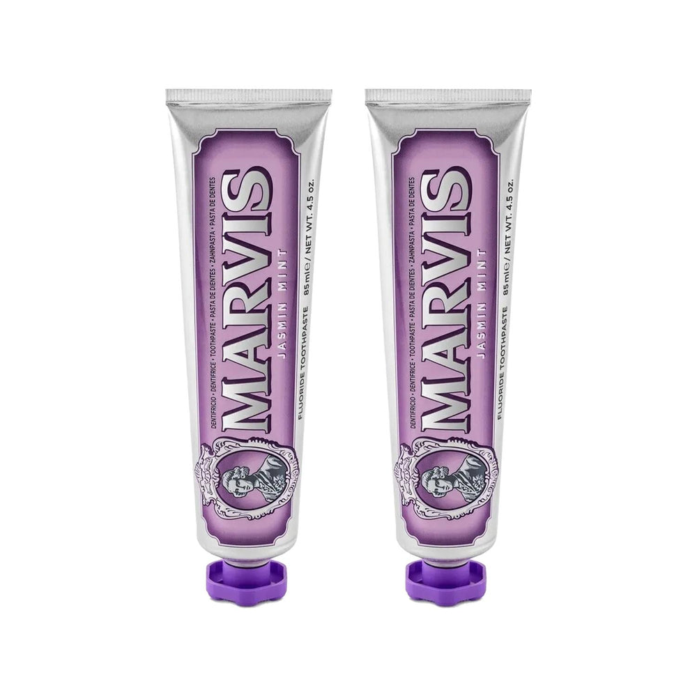 Marvis Premium Jasmin Mint Toothpaste with Xylitol - 2 x 85ml - Refreshing Oral Care Marvis Jasmin Mint Toothpaste with Xylitol - Premium Oral Care Marvis toothpaste, Jasmin Mint toothpaste, Xylitol toothpaste, Premium oral care, Mint flavor toothpaste, Oral hygiene products, Luxury toothpaste, Xylitol benefits, Premium oral hygiene, Marvis oral care, Refreshing toothpaste, Healthy smile, Oral health products