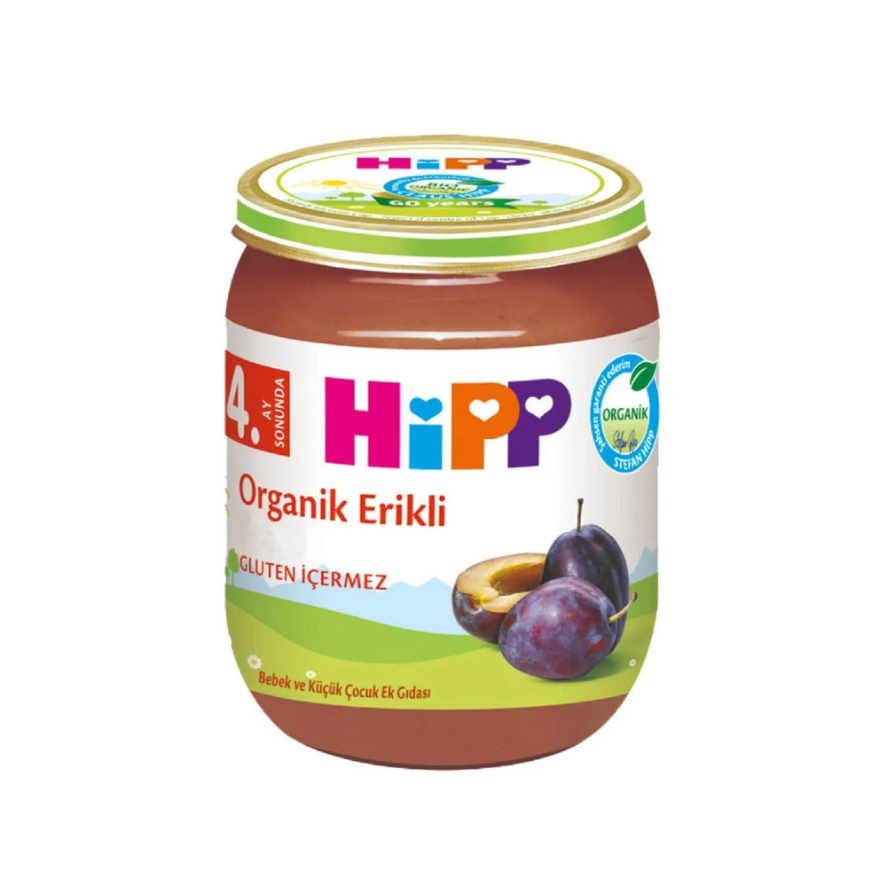 HiPP Organic Plum Puree Baby Food Jar 125g
