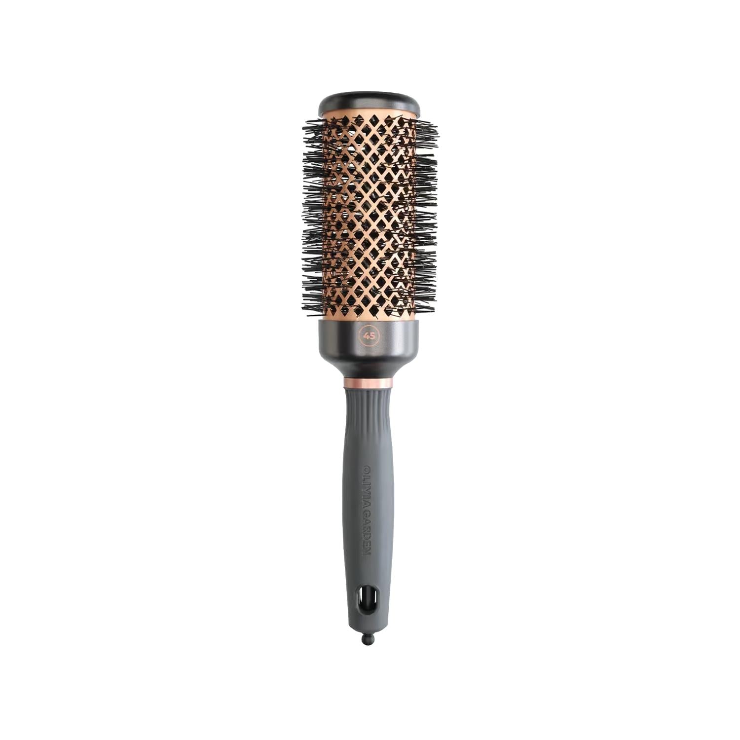 Olivia Garden Expert Blowout Heat Nylgard Bristle Hair Brush 45mm - Professional Blowout Brush with Heat-Resistant Nylgard Bristles Olivia Garden Expert Blowout 45mm Hair Brush Hair Brush, Blowout Brush, Heat-resistant Bristles, Nylgard Bristle Brush, Olivia Garden Expert Blowout, Professional Hair Care, Hair Styling Tools, Blow Dry Brush, Salon Quality Hair Care, Hair Care Professionals