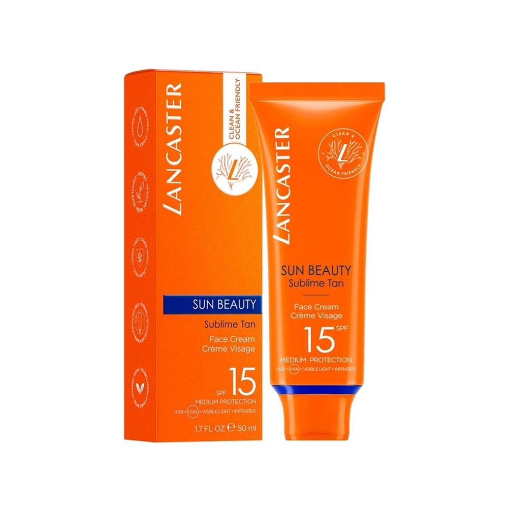 Lancaster Sun Beauty Silky Face Cream with SPF 15 - Moisturizing Sun Protection for Face, 50 ml Lancaster Sun Beauty Silky Face Cream SPF 15 - Sun Protection & Moisturization Face cream with SPF, Sun protection face cream, Lancaster Sun Beauty, SPF 15 face moisturizer, Silky face cream, moisturizing face cream, sun protection, skincare with SPF, facial moisturizer, Lancaster Sun Beauty Silky, cosmetics, skincare products, sun care, face moisturizer with SPF