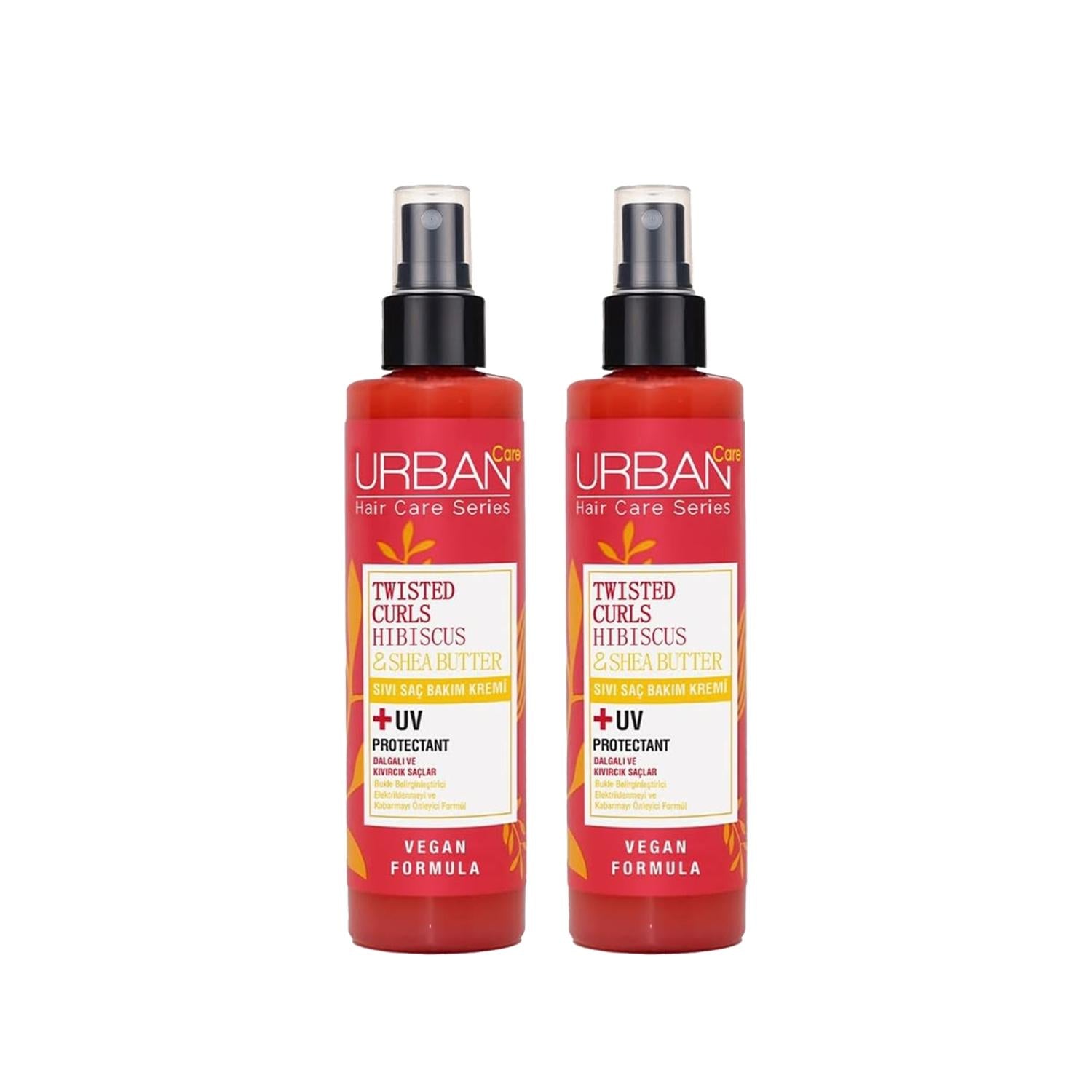 URBAN Care Twisted Curls Hibiscus & Shea Butter Leave-In Hair Cream for Curly & Wavy Hair - Moisturizing, Nourishing, 13.53 fl oz (2 x 200 ml) URBAN Care Leave-In Hair Cream for Curly Hair - Moisturizing & Nourishing Hair care for curly hair, Leave-in hair cream, Hibiscus hair care, Shea Butter hair products, Moisturizing hair products, Curly hair care, Wavy hair care, Natural hair care, Nourishing hair cream, Hair moisturizer, Frizz control, Curl definition, Hair care routine, Daily hair care, Organic hair