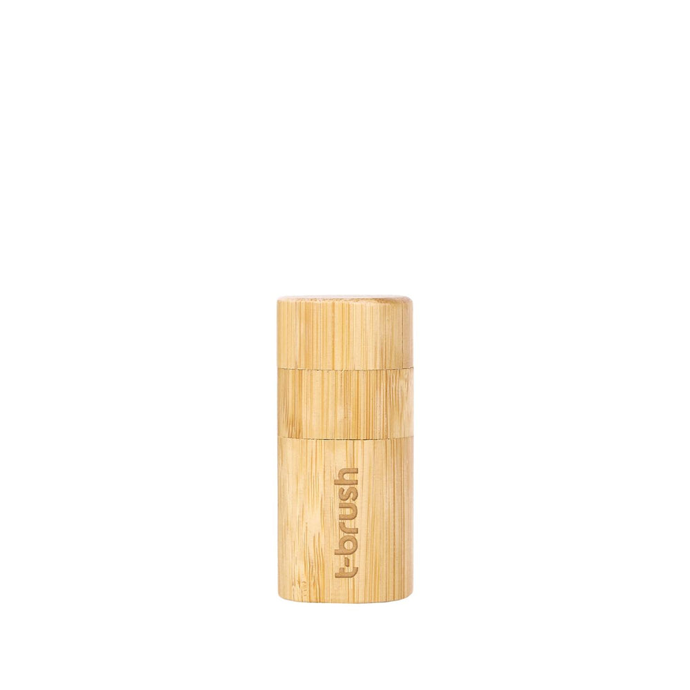 T-Brush Mint Flavored Dental Floss in Eco-Friendly Bamboo Container - Natural Oral Care for Healthy Teeth and Fresh Breath T-Brush Mint Dental Floss - Eco-Friendly Oral Care mint flavored dental floss, bamboo dental floss container, eco-friendly oral care, T-Brush dental products, natural dental hygiene, oral health, sustainable oral care, eco-friendly dental products, natural oral hygiene, dental care, interdental cleaning, fresh breath, biodegradable packaging