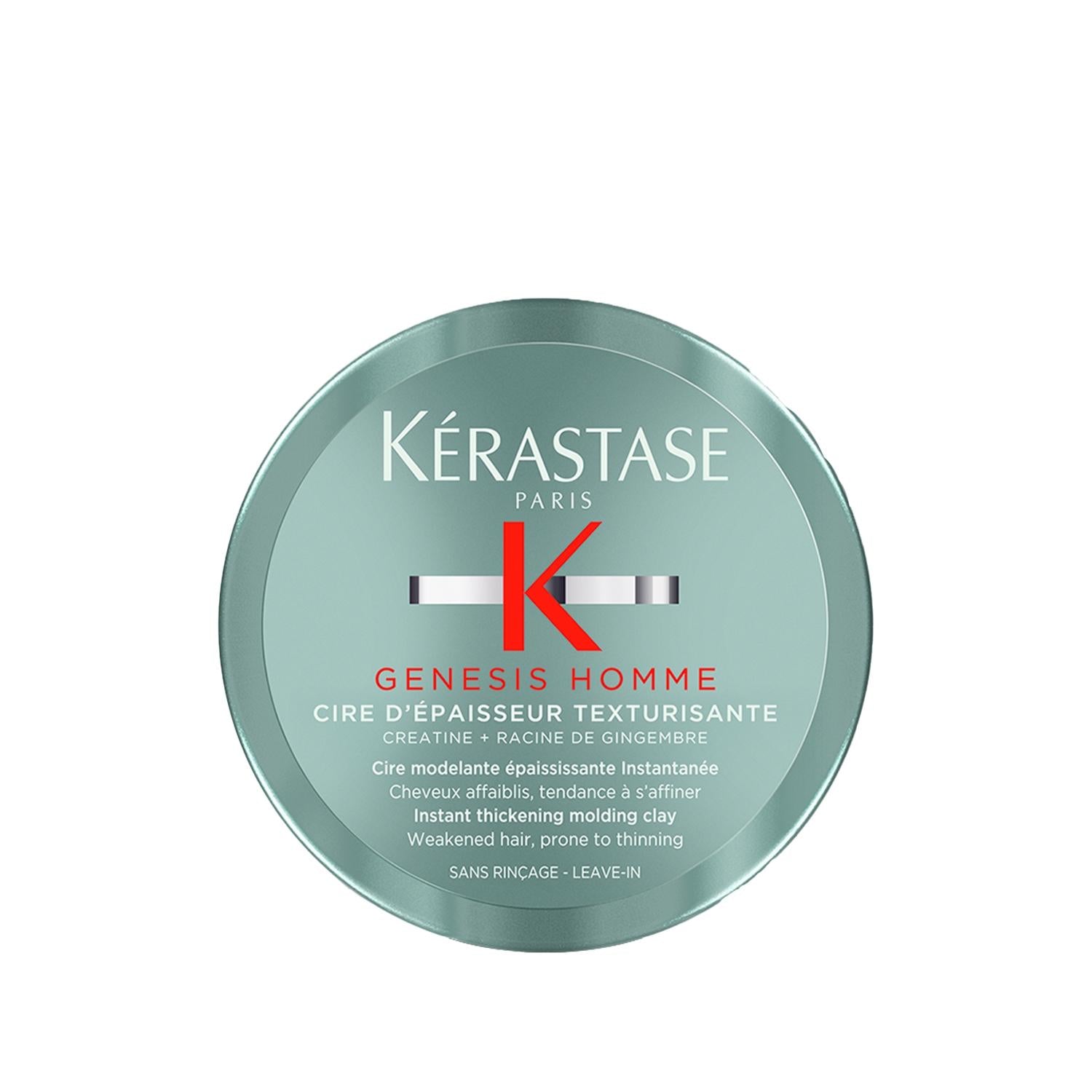 Kerastase Genesis Homme Styling Wax for Men - 75ml Premium Hair Wax for Strong Hold and Style Kerastase Genesis Homme 75ml Hair Wax for Men Kerastase Genesis Homme, Hair Wax, Men's Hair Styling, Premium Hair Care, 75 ml Hair Wax, Styling Products for Men, Strong Hold Hair Wax, Premium Styling Wax, Men's Grooming, Hair Care for Men